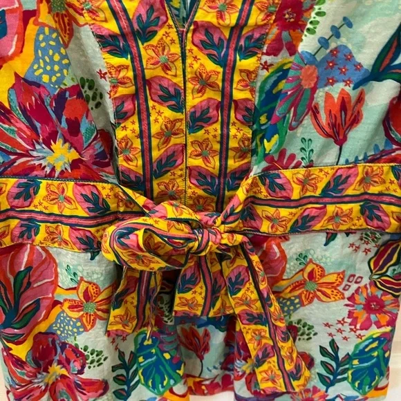 Sohana Tuni Top Puff Sleeve Size Medium - Picture 7 of 9